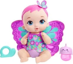 MATTEL MY GARDEN BABY - POUPON BÉBÉ PAPILLON ROSE BOIT ET FAIT PIPI -Jouets Soldes 039449610eec74ccbda3b535c4d82a51d4145bd6 41000601 02