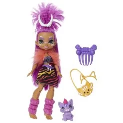 MATTEL POUPEE CAVE CLUB ET ACCESSOIRES ROARALAI 20 CM