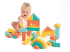 BLOCS CONSTRUCTION MOUSSE -Jouets Soldes 0adf22bd21af62499f8e543e70a9e2d090bb5224 41078330 06