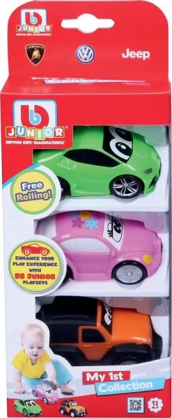 BB JUNIOR - MA 1ERE COLLECTION - 3 VEHICULES -Jouets Soldes 195f36d1c8137798f8cf00608461531d89bde259 41007492 06