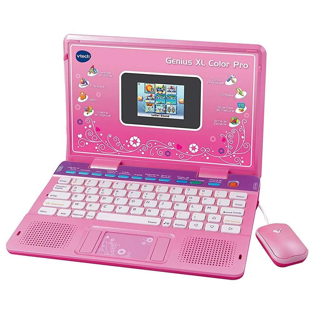 VTech GENIUS XL COLOR PRO BILINGUE ROSE 4 VTech GENIUS XL COLOR PRO BILINGUE ROSE – Image 2