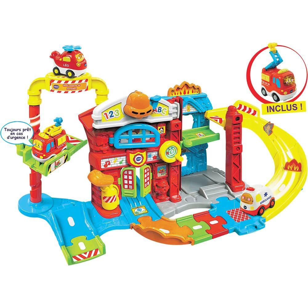 VTech MAXI CASERNE DE POMPIERS - TUT TUT BOLIDES 3 VTech MAXI CASERNE DE POMPIERS - TUT TUT BOLIDES