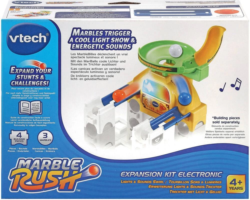 VTech MARBLE RUSH - EXPANSION KIT ELECTRONIC - TOURBILLON SONS ET LUMIERES 4 VTech MARBLE RUSH - EXPANSION KIT ELECTRONIC - TOURBILLON SONS ET LUMIERES – Image 2