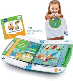 VTech LIVRE MAGIBOOK V2 STARTER PACK VERT + LIVRE CORY BOLIDES VERT -Jouets Soldes 3325ca9dbdc95fd1366e5a8add574045ba404166 04072121 02