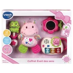 VTECH BABY - COFFRET NAISSANCE ÉVEIL DES SENS ROSE -Jouets Soldes 3a641bd320af47a9dd80baf49b180e2065201697 02060358 03