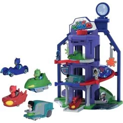 Majorette PYJAMASQUES - GARAGE QUARTIER GENERAL - 4 VEHICULES