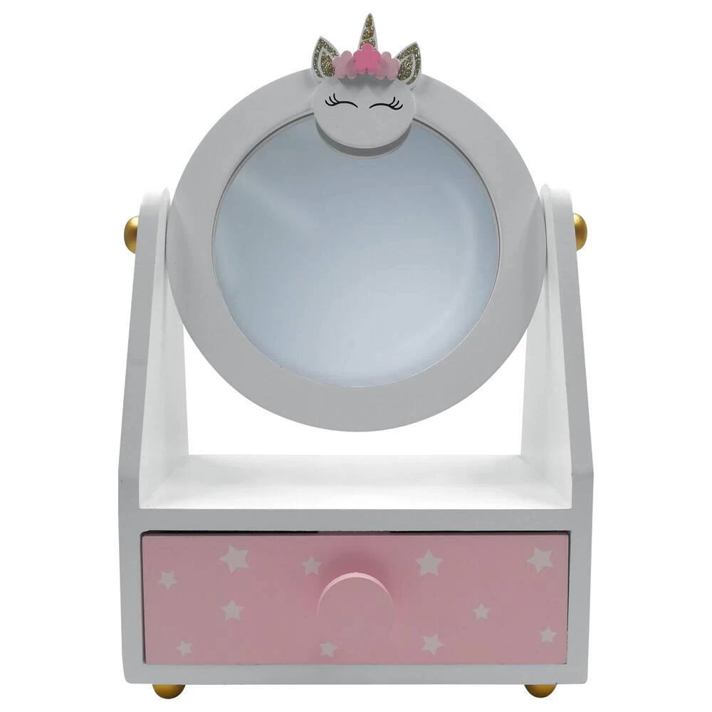 BOITE A BIJOUX AVEC MIROIR LICORNE 4 BOITE A BIJOUX AVEC MIROIR LICORNE – Image 2