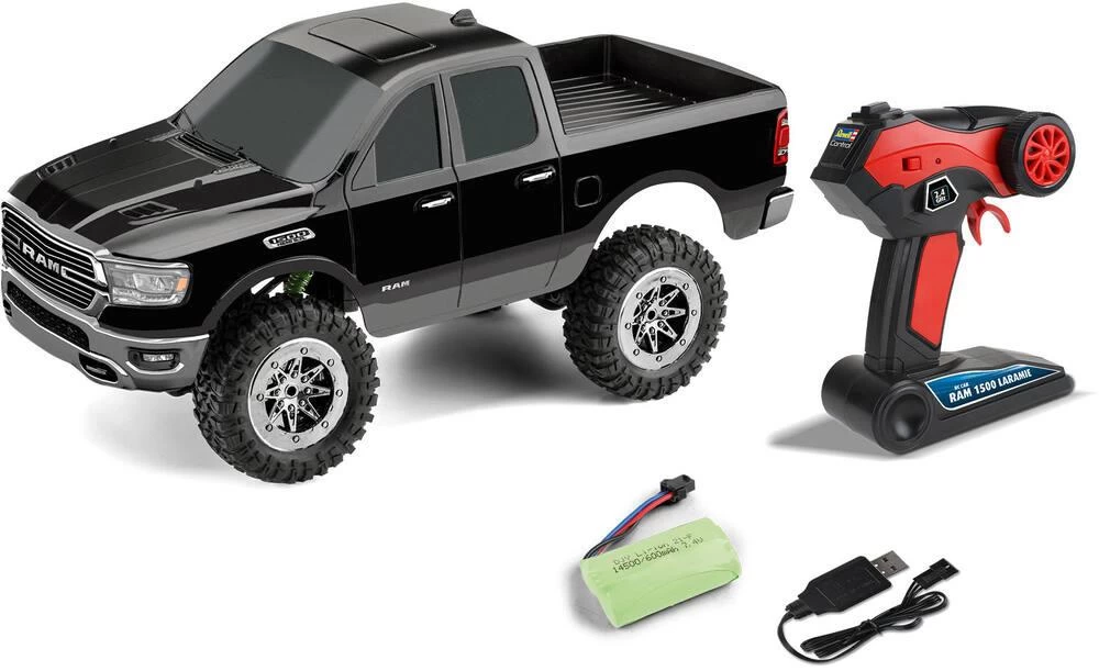 Revell PICK UP RADIOCOMMANDE RAM 1500 LARAMIE BACK IN BLACK 1/10EME 6 Revell PICK UP RADIOCOMMANDE RAM 1500 LARAMIE BACK IN BLACK 1/10EME – Image 4