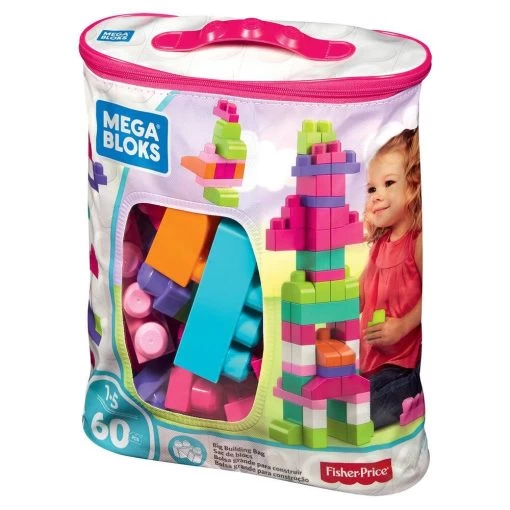 Mega Bloks SAC ROSE 60 BLOCS -Jouets Soldes 44d88120d4fe8e9b8cdaa6086b3741526b72672a 04042974