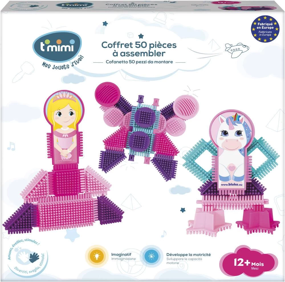 COFFRET 50 PIECES A ASSEMBLER - PRINCESSE & LICORNE 5 COFFRET 50 PIECES A ASSEMBLER - PRINCESSE & LICORNE – Image 3