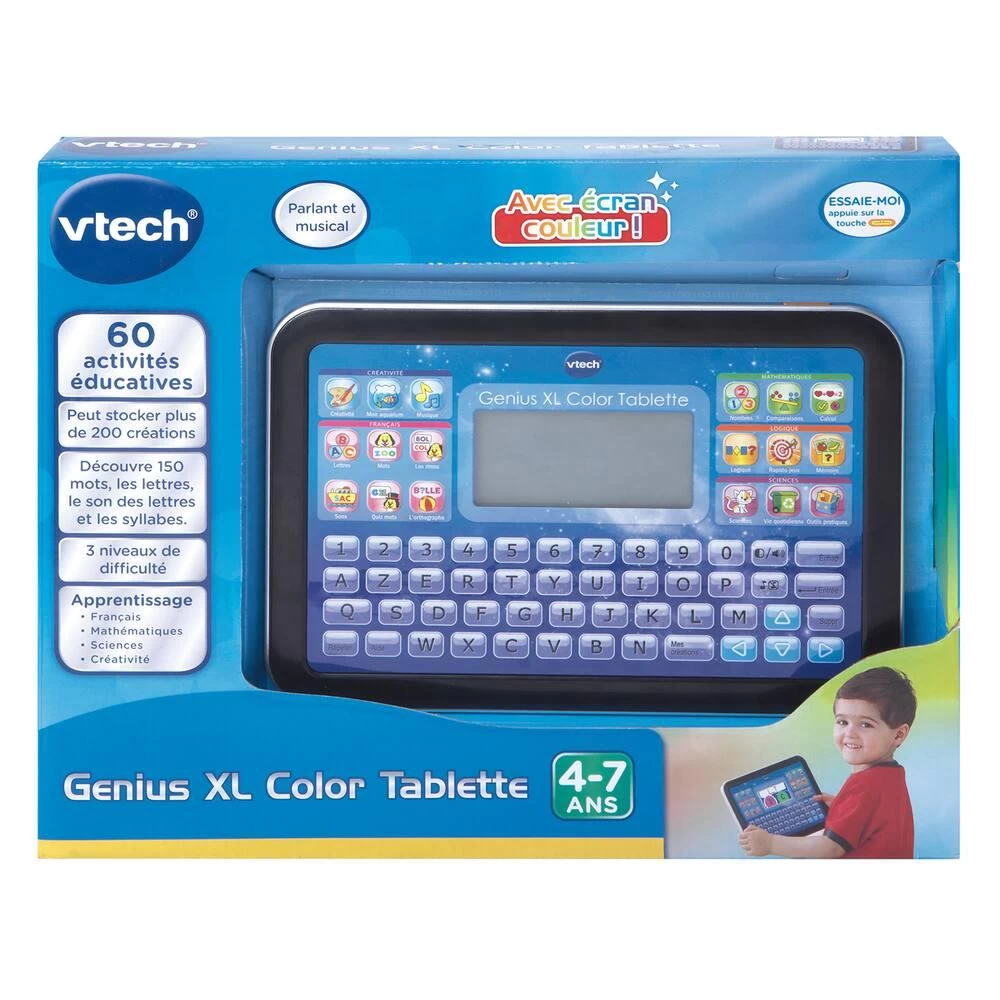 VTech GENIUS XL COLOR TABLETTE NOIRE 5 VTech GENIUS XL COLOR TABLETTE NOIRE – Image 3