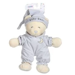 GIPSY PELUCHE OURS BABY BEAR DOUCEUR GRIS - 24 CM