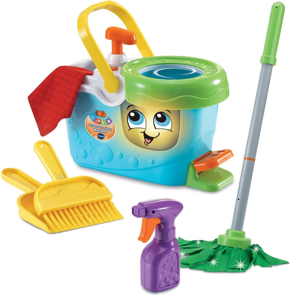 VTech P'TIT CHARIOT DE MÉNAGE MAGI'CLEAN 3 VTech P'TIT CHARIOT DE MÉNAGE MAGI'CLEAN