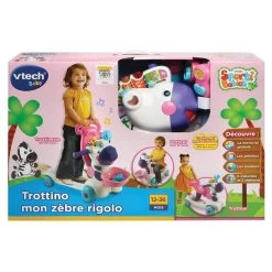 VTECH BABY - TROTTINO MON ZEBRE RIGOLO ROSE -Jouets Soldes 50e8275ded12b81f08bfef85b746130e74e259d3 02029510 04