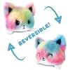 PELUCHE FOX RENARD MIGNON HUMEUR REVERSIBLE DOUBLE FACE - MULTICOLORE TIE-DYE -Jouets Soldes 51dacf53bec86957502d77584dd01f92c88e8eb0 08027931
