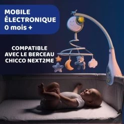 CHICCO MOBILE NEXT TO DREAMS BLEU -Jouets Soldes 55291a64581ee767b3e92c8647b29ab9fabedc61 02080065 02