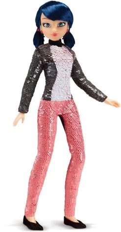 Bandai POUPÉE A SEQUINS MIRACULOUS - MARINETTE 26 CM -Jouets Soldes 587da3ec4da6d200d67bed1c248a97f0c35bff24 41010372 05