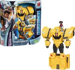 Hasbro TRANSFORMERS EARTHSPARK SPIN CHANGER BUMBLEBEE ET MO MALTO