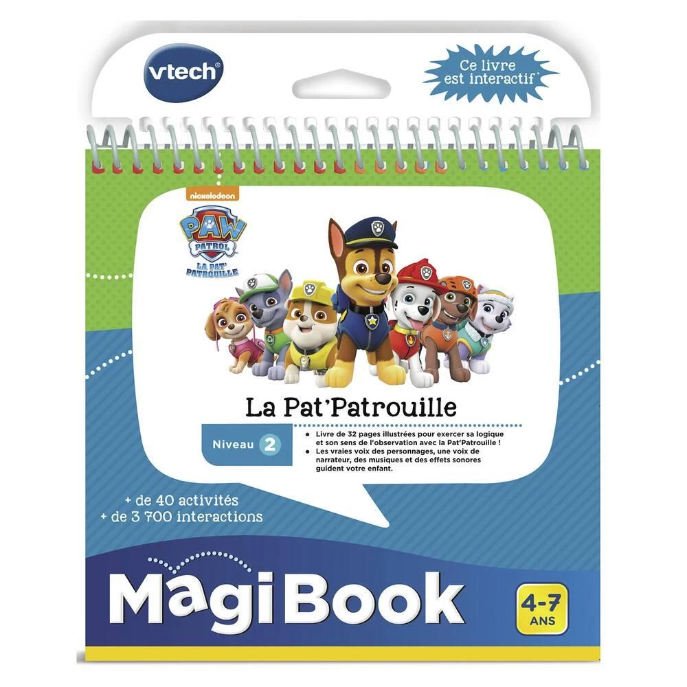 VTech LIVRE MAGIBOOK - PAT'PATROUILLE 3 VTech LIVRE MAGIBOOK - PAT'PATROUILLE