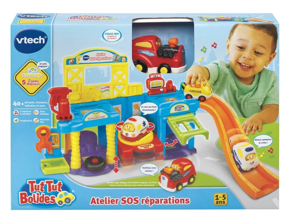 VTech TUT TUT BOLIDES - ATELIER SOS REPARATIONS 5 VTech TUT TUT BOLIDES - ATELIER SOS REPARATIONS – Image 3
