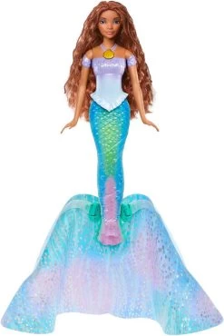 MATTEL DISNEY POUPEE SIRENE 2 EN 1