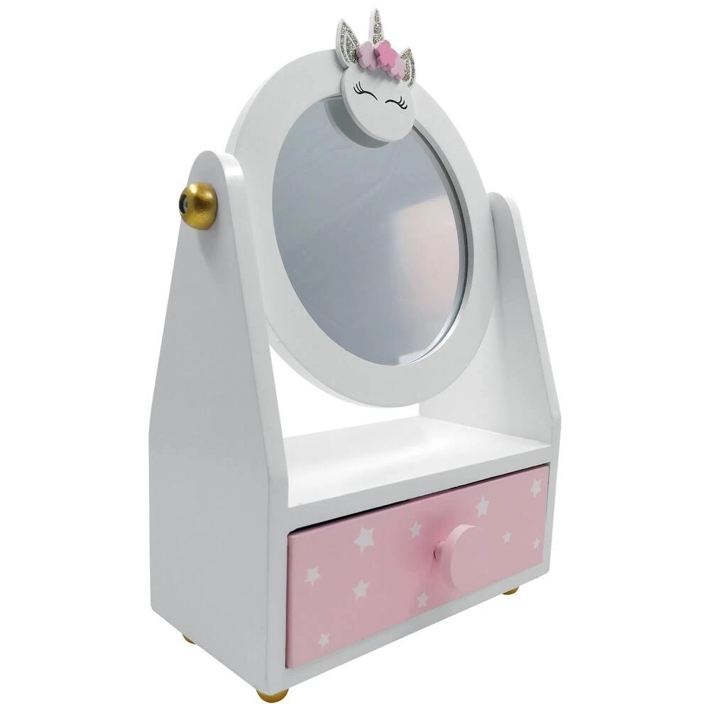 BOITE A BIJOUX AVEC MIROIR LICORNE 3 BOITE A BIJOUX AVEC MIROIR LICORNE