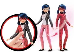 Bandai POUPÉE A SEQUINS MIRACULOUS - MARINETTE 26 CM