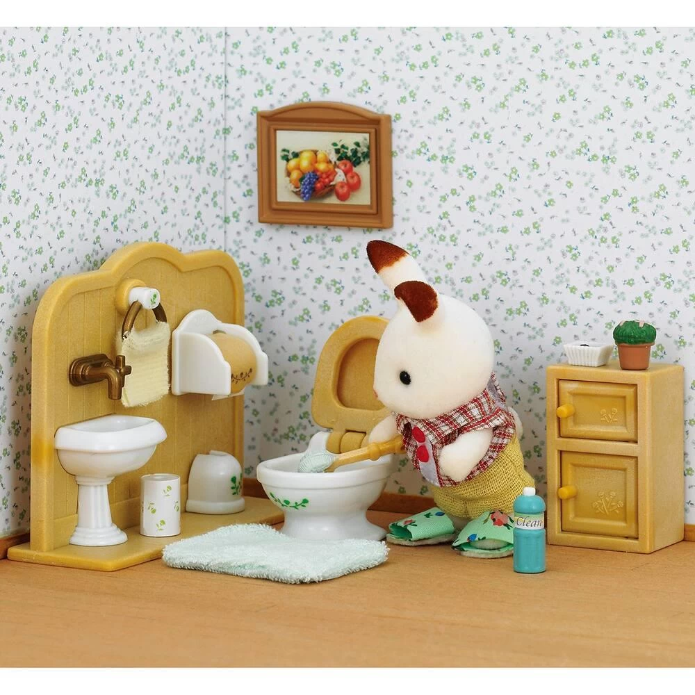 Sylvanian Families FRERE LAPIN ET TOILETTES - SYLVANIAN MEUBLES ET ACCESSOIRES 4 Sylvanian Families FRERE LAPIN ET TOILETTES - SYLVANIAN MEUBLES ET ACCESSOIRES – Image 2