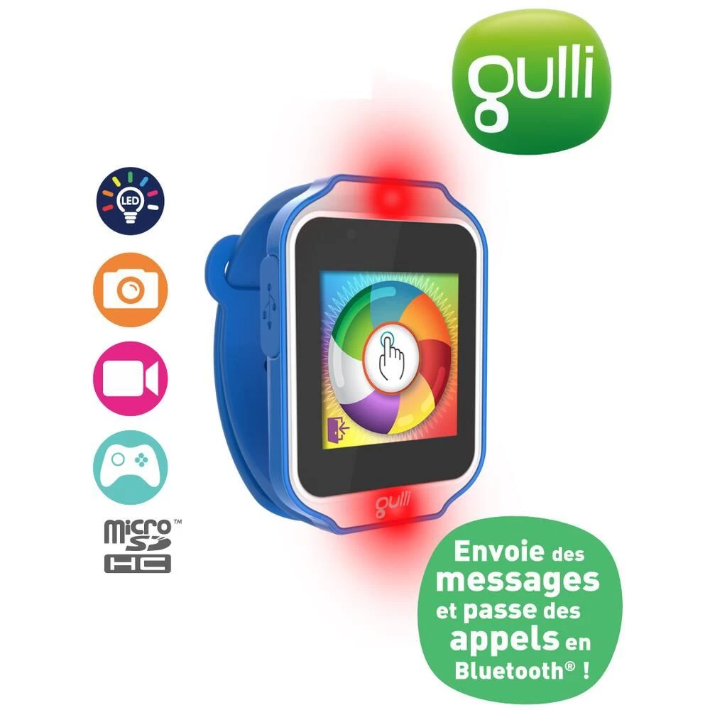 MONTRE INTERACTIVE ET LUMINEUSE KURIO GULLI BLEU 3 MONTRE INTERACTIVE ET LUMINEUSE KURIO GULLI BLEU