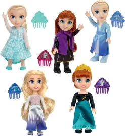 JAKKS PACIFIC POUPEE 15 CM ANNA OU ELSA - LA REINE DES NEIGES 2