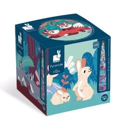 Janod PYRAMIDE RONDE LES ANIMAUX DE LA FORÊT - EN CARTON -Jouets Soldes 80f699b272f01316e472313e55ae3b3603f191ac 02082021 04