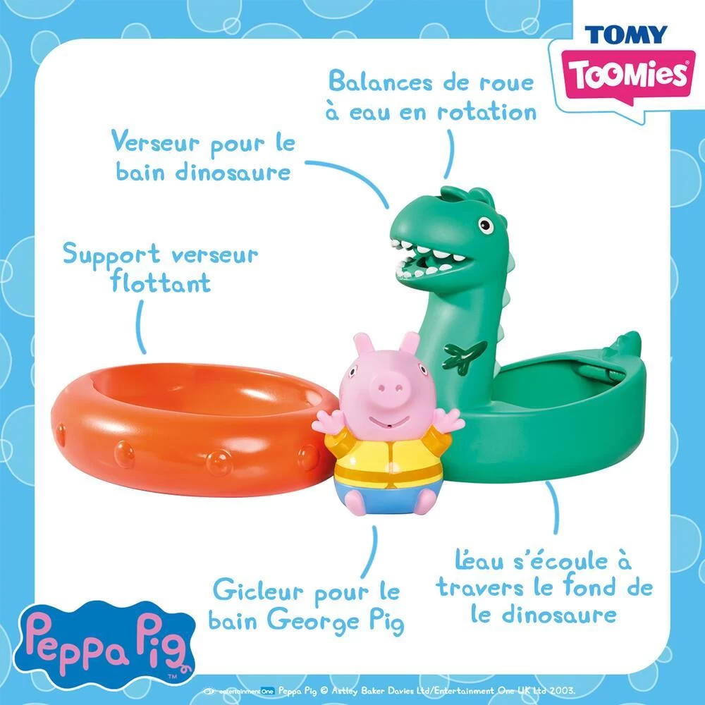 Tomy TOOMIES - BATEAU BOUÉE - GEORGE ET DINO - PEPPA PIG 5 Tomy TOOMIES - BATEAU BOUÉE - GEORGE ET DINO - PEPPA PIG – Image 3