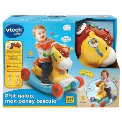 VTECH BABY - P'TIT GALOP MON PONEY BASCULO -Jouets Soldes 8339baac93f11360b4e7b71b33f4c0a6f9ab554b 02040828 03