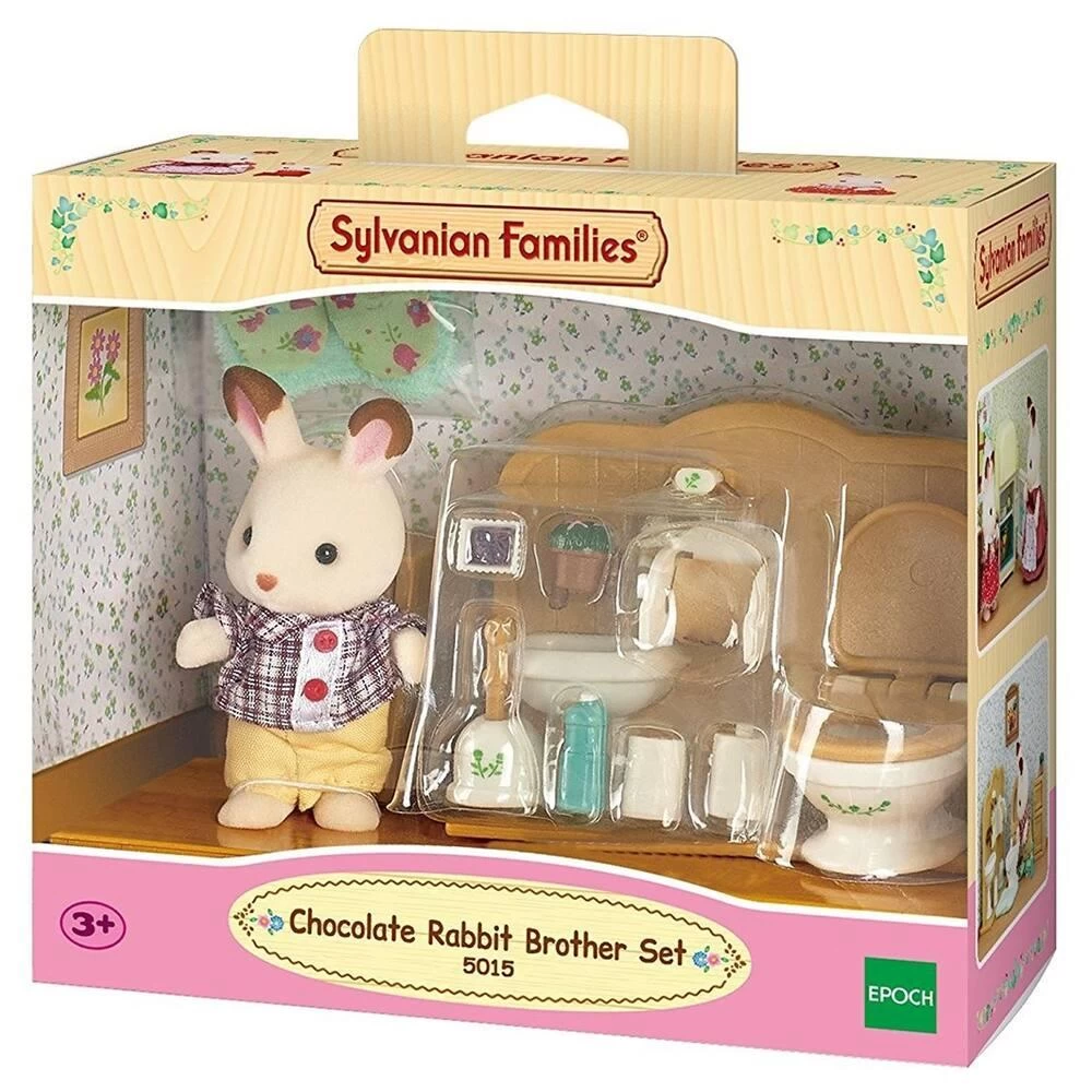 Sylvanian Families FRERE LAPIN ET TOILETTES - SYLVANIAN MEUBLES ET ACCESSOIRES 5 Sylvanian Families FRERE LAPIN ET TOILETTES - SYLVANIAN MEUBLES ET ACCESSOIRES – Image 3