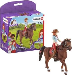 Schleich FIGURINE HANNAH ET SON CHEVAL CAYENNE -Jouets Soldes 8da4385822169432dafb0a1ca5b130b00c9e50dc 41005156 03