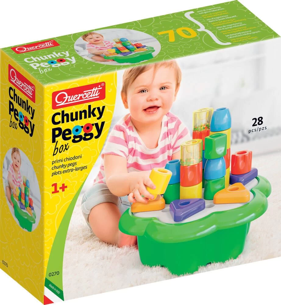 Quercetti CHUNKY PEGGY 28 PIECES 3 Quercetti CHUNKY PEGGY 28 PIECES