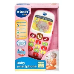 VTECH BABY - BABY SMARTPHONE BILINGUE ROSE -Jouets Soldes b7b9fc610484b451f6109a149204142908305a0a 04071812 03