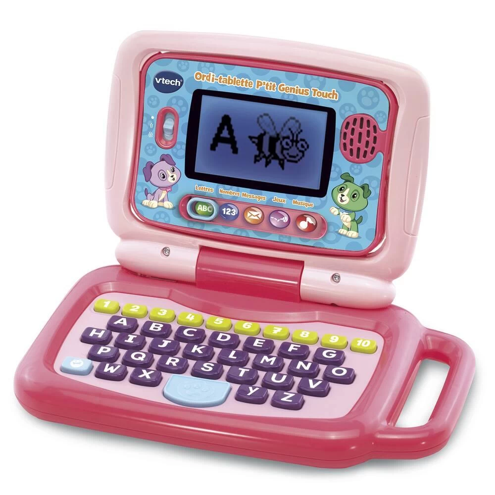 VTech ORDI-TABLETTE P'TIT GENIUS TOUCH MAUVE 3 VTech ORDI-TABLETTE P'TIT GENIUS TOUCH MAUVE