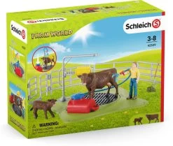 Schleich STATION DE LAVAGE POUR VACHE