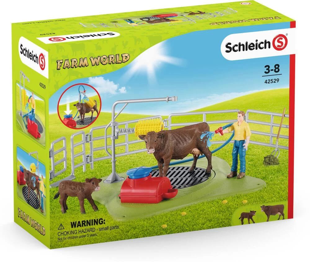 Schleich STATION DE LAVAGE POUR VACHE 3 Schleich STATION DE LAVAGE POUR VACHE