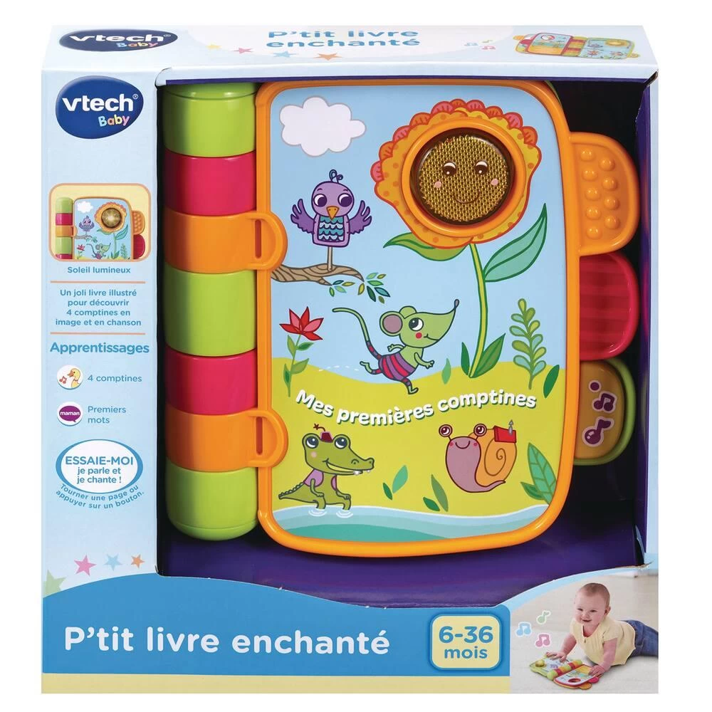 VTech P'TIT LIVRE ENCHANTÉ - MES PREMIÈRES COMPTINES 5 VTech P'TIT LIVRE ENCHANTÉ - MES PREMIÈRES COMPTINES – Image 3