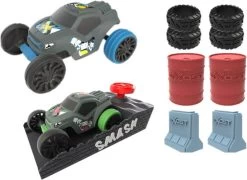 EXOST SMASH ET GO - 2 PETITES VOITURES EXOST SMASH ET GO + 1 BOOSTER + ACCESSOIRES - PACK BOOSTER DUO -Jouets Soldes d991bdcb995cb06bfa9077879ed34e0113ce331e 41069407 03