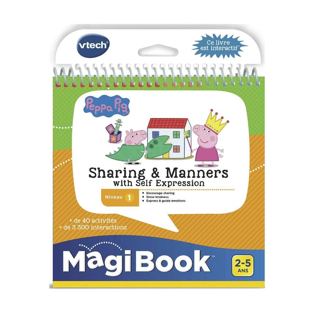 VTech LIVRE MAGIBOOK - PEPPA PIG 3 VTech LIVRE MAGIBOOK - PEPPA PIG