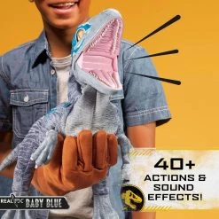 JURASSIC WORLD- REAL FX BABY BLUE DINOSAURE -Jouets Soldes ea161fb21b7a2d606805eaff0f8fc11f5edd1862 41063825 02