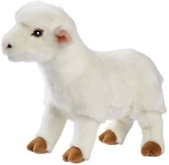 Anima PELUCHE AGNEAU BLANC 28 CM