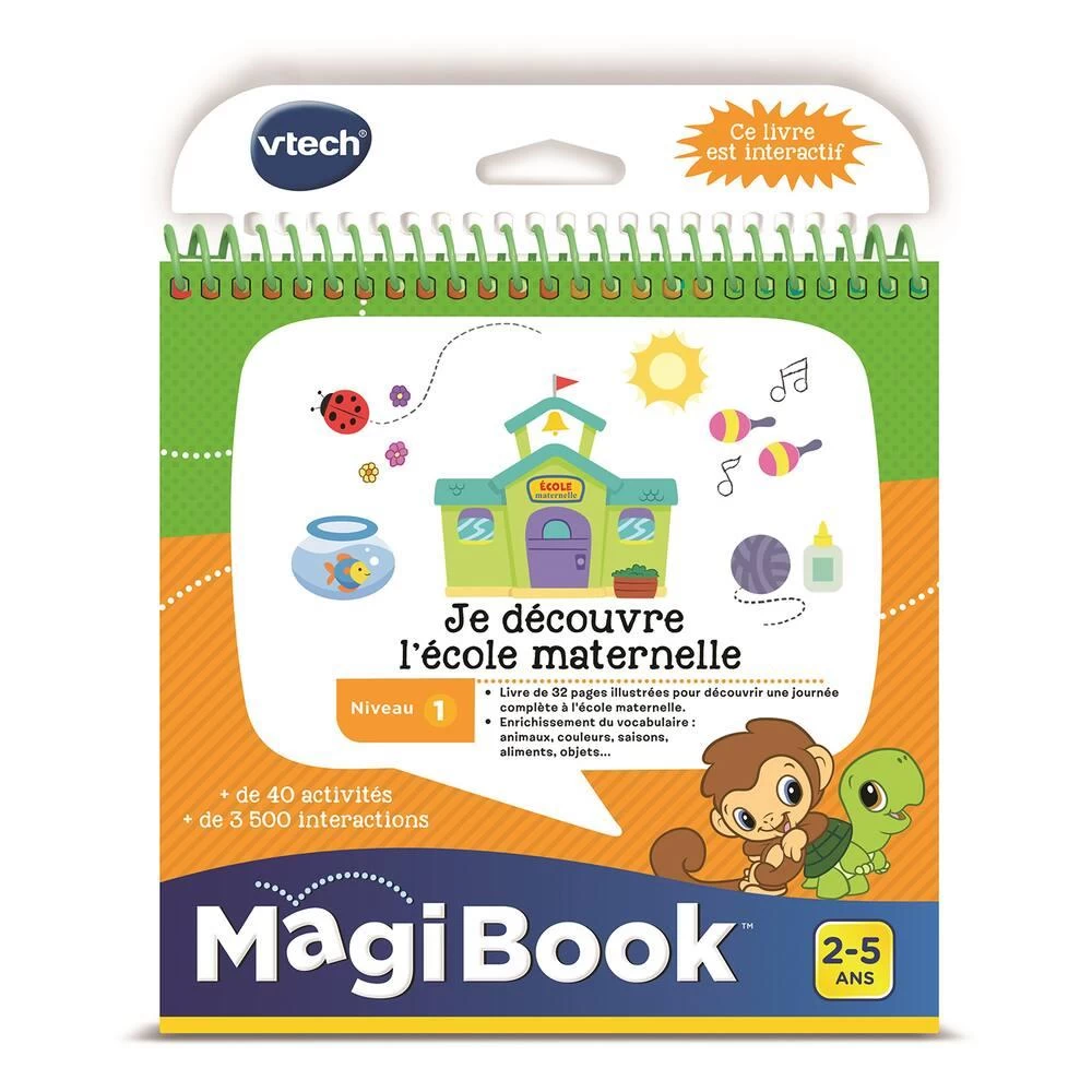 VTech LIVRE MAGIBOOK - JE DECOUVRE L'ECOLE MATERNELLE 3 VTech LIVRE MAGIBOOK - JE DECOUVRE L'ECOLE MATERNELLE